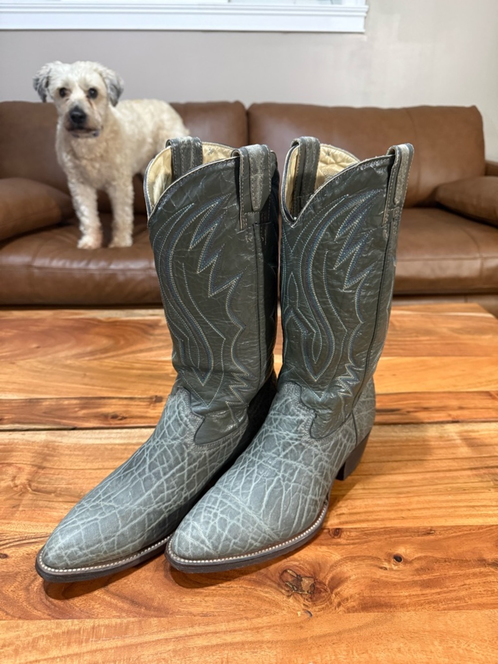Elephant Western Cowboy Boots Sz Mex 26.5 not print, unbranded